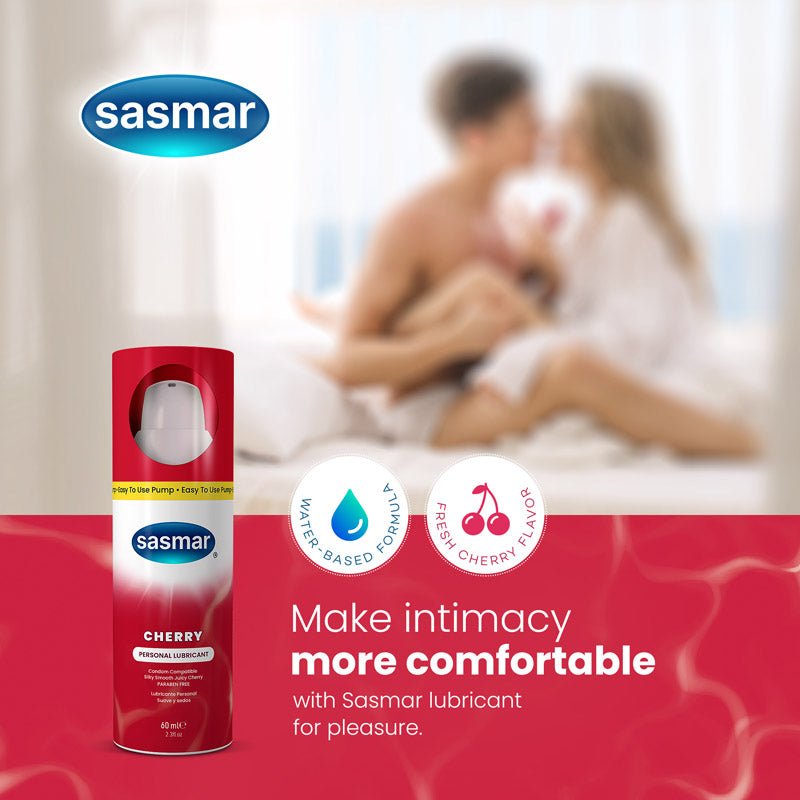 Sasmar Cherry Flavor Personal Lubricant - Conceive Plus® Europe