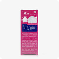 For Conceive Plus Try Me Size Fertility Lubricant Bundle, the image shows back panel of 3x4g applicators box, featuring clinical usage details, warnings, ingredient list, and a sperm viability comparison graphic. The panel also includes a recommendation to use with the Conceive Plus Multi-Use Tube, presented with visual icons on a pink background.