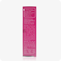 Conceive Plus Men's Fertility Support + Lubricant featuring side panel of 30ml fertility lubricant packaging showing product features, patented formula benefits, usage directions, and full ingredient list, displayed against a white background.