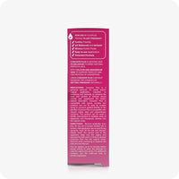 Conceive Plus Women's Fertility Support + Applicators featuring side panel of 3-pack lubricant box highlighting key product features, usage directions, and health claims including pH-balanced formula, calcium and magnesium ions, and easy-to-use applicators, all presented on a pink background.